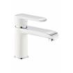 Grifo de lavabo blanco Misuri Aquassent