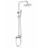 Conjunto de ducha monomando cromo Misuri Aquassent