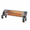 E360 Estufa de cuarzo con ruedas 1200 W Habitex