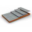 Estante adicional para estantería simonforte 1804 naranja metal