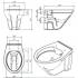 Inodoro rimflush Cetus 52, Sanindusa