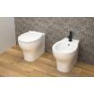 Inodoro Sanproject compacto cisterna alta rimflush, Sanindusa