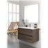 mueble bolton 2 cajones suspendido 80cm britania