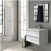 mueble bolton 2 cajones suspendido 80cm hibernian