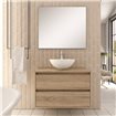 mueble bolton 2 cajones suspendido 60cm cambrian