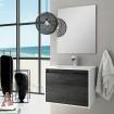 mueble poole- 60cm blanco/ebony
