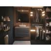 mueble dundee 2 cajones suspendido 60cm ebony