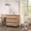 mueble dundee 3 cajones con patas 70cm bamb