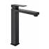 Grifo para lavabo  Luxor alto negro Aquassent