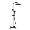 DUCHA ROUND ELITE NEGRA TERMOSTATICA
