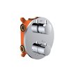 CONJUNTO EMPOTRAR 2/3 FUN. TERMOSTATICO ROUND CROMO